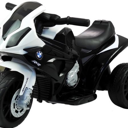Gyermek elektromos motorkerékpár BMW S1000RR tricikli fekete