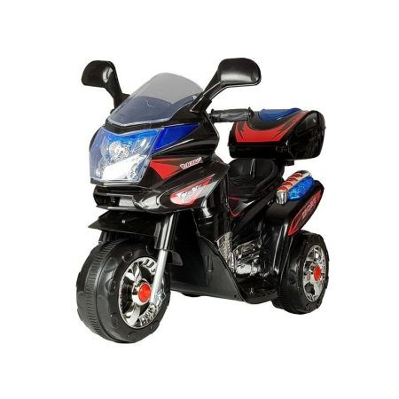 Gyermek elektromos motorkerékpár fekete