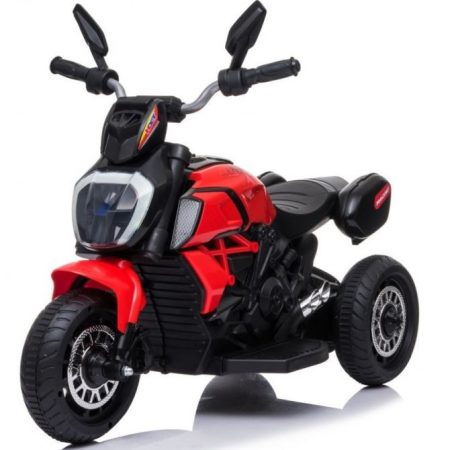 Gyerek elektromos motorkerékpár Fast Tourist piros