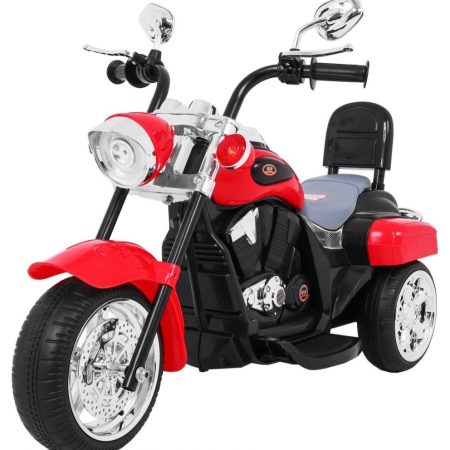 Gyerek elektromos motorkerékpár Chopper piros