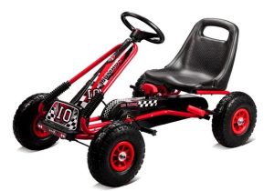Gyermek gokart felfújható kerekekkel A-15 piros