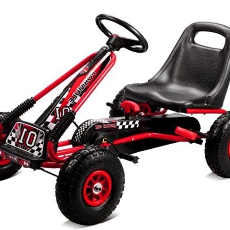 Gyermek gokart felfújható kerekekkel A-15 piros