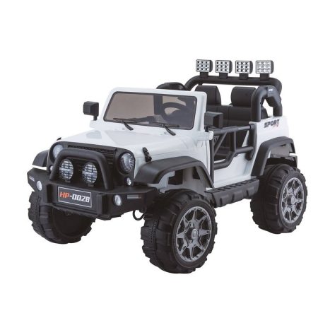 Gyermek elektromos kisautó Jeep HP012 fehér