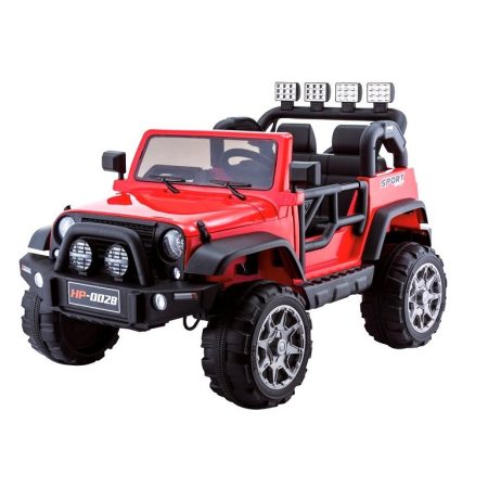 Gyermek elektromos kisautó Jeep HP012 piros