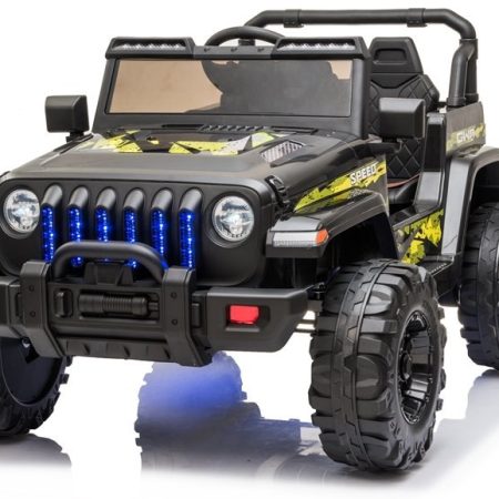 Gyermek elektromos kisautó Jeep Speed fekete