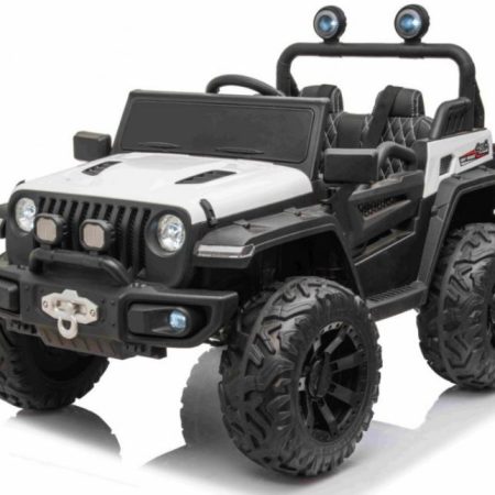 Gyermek elektromos kisautó Master of Terrain 4x4 fehér