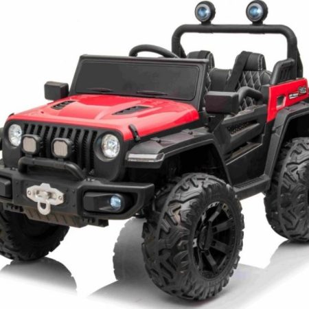 Gyermek elektromos kisautó Master of Terrain 4x4 piros
