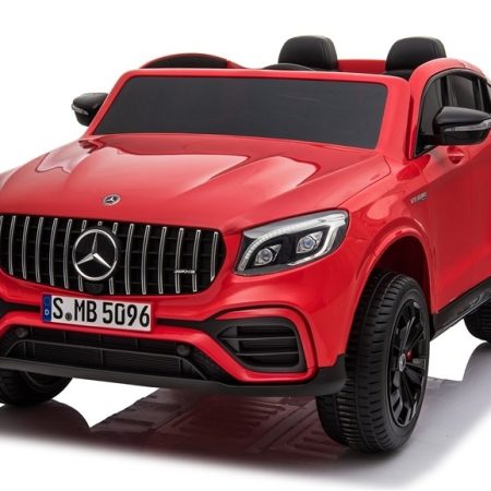 Gyermek elektromos kisautó Mercedes GLC 63S 4x4 kétüléses piros