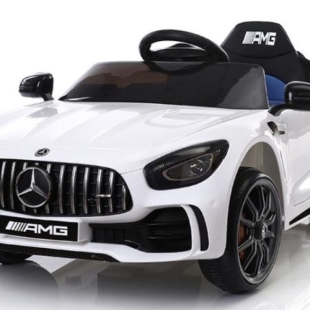 Gyermek elektromos kisautó Mercedes GTR fehér