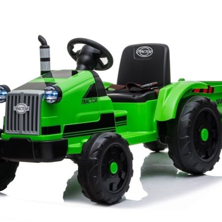Gyermek elektromos traktor T1 zöld burkolattal