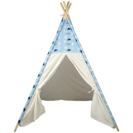 Gyermek Teepee sátor felhőkkel