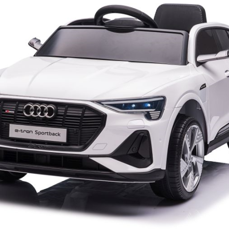Elektromos kisautó Audi E-Tron Sportback 4x4 fehér