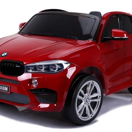 Elektromos kisautó BMW X6 M kétüléses XXL pirosra festve