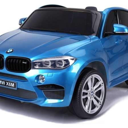 Elektromos kisautó BMW X6 M kétüléses XXL kékre festve