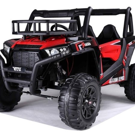 Elektromos kisautó Buggy UTV kétüléses piros