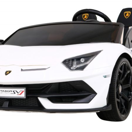 Elektromos kisautó Lamborghini SVJ DRIFT fehér