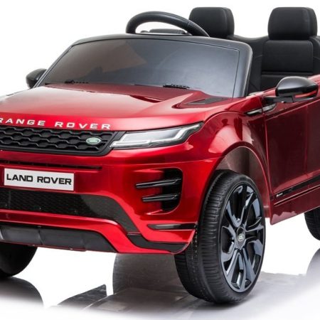 Range Rover Evoque elektromos kisautó pirosra festve