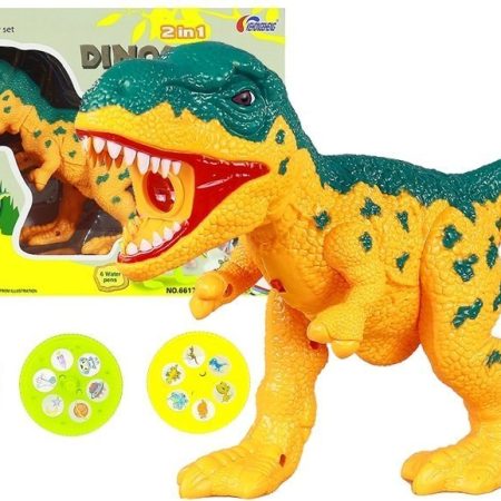 Dinoszaurusz rajz projektor markerekkel és sablonokkal