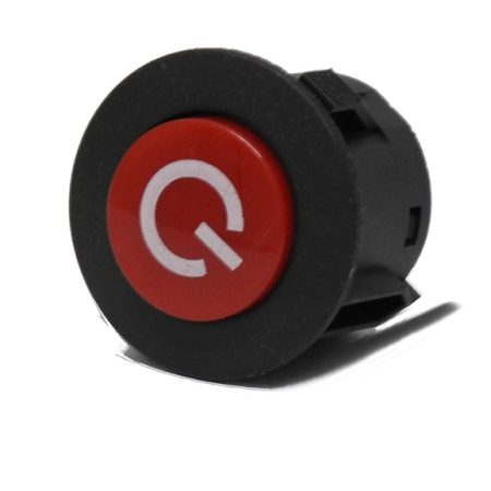 Gomb az elektromos kisautó be- és kikapcsolásához 28 mm