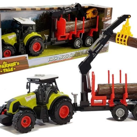 Traktor fa burkolattal