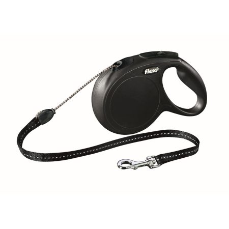 Flexi Új Classic Zsinór M 8m Fekete 20kg