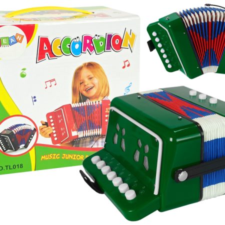 Harmonika hangszer a kis zenész Greennek
