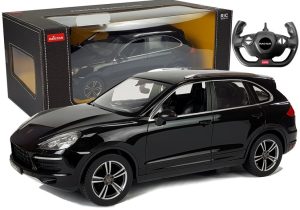 R/C Porsche Cayenne Turbo Rastar 1:14 távirányítós autó fekete