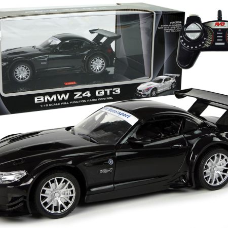 RC BMW Z4 GT3 1:18 távirányítós sportkocsi fekete