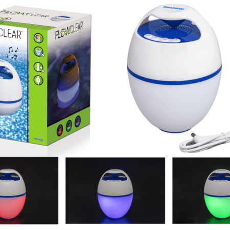Lebegő LED hangszóró Bluetooth Bestway-vel