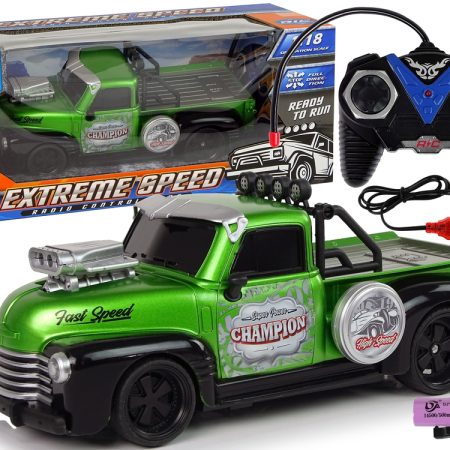 R/C távirányítós pick-up autó 1:18 zöld
