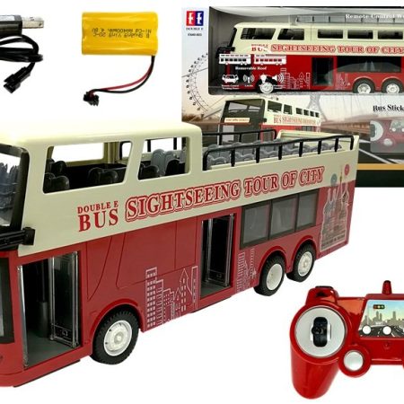 R/C 2.4G 1:18 távirányítós kétszintes busz