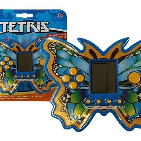Tetris zsebes elektronikus játék pillangó kék