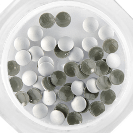 Stud Metal Matt Crome Silver ()