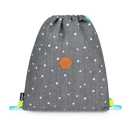 Tornazsák OXY SCOOLER Grey dots