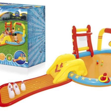 Bestway felfújható vízi játszótér 435x213x117 cm