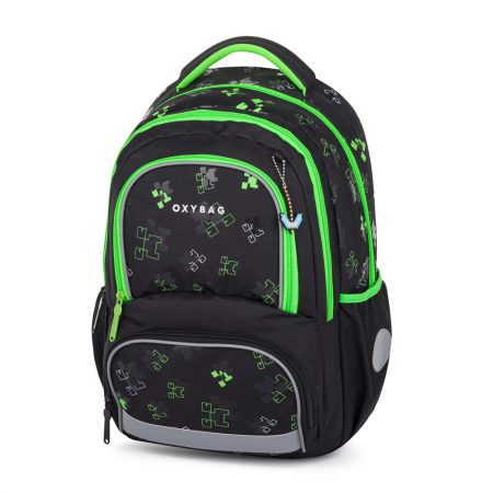 Iskolai hátizsák OXY NEXT Green Cube