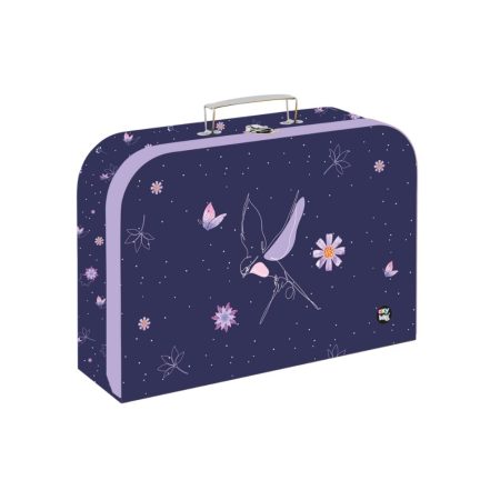 Laminált bõrönd 34 cm Flowers lila