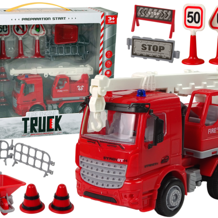 Tűzoltó készlet Útjelző táblák Crane Fireman