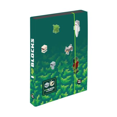 Füzetbox A4 Jumbo Playworld Pixel