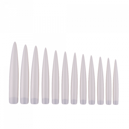 Tip - Extra  Stiletto Natural (12db)