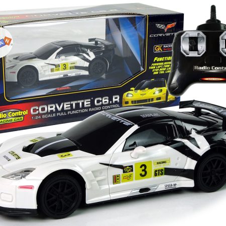 Távirányítós sportautó RC Corvette C6R 1:24 fehér