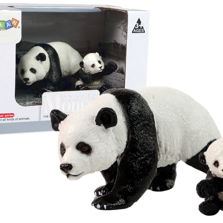 2 db panda figurát tartalmazó készlet