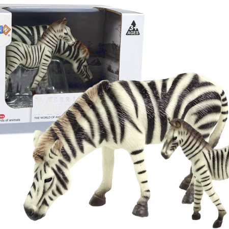 Zebra figurák készlete