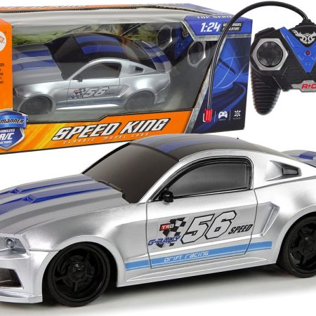 Távirányítós sportautó RC speed king ezüst