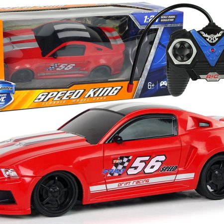 Távirányítós sportautó RC speed king piros
