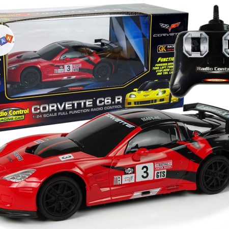 Távirányítós sportautó RC Corvette 1:24 piros
