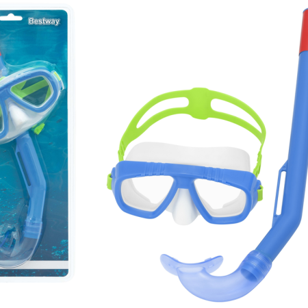 Búvárszemüveg és snorkel kék