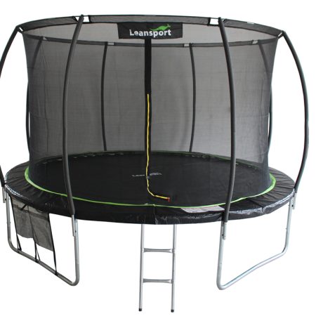 Kerti trambulin 426 cm fekete-zöld