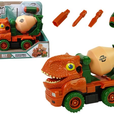 Dinosaur Orange betonkeverő tartozékokkal
