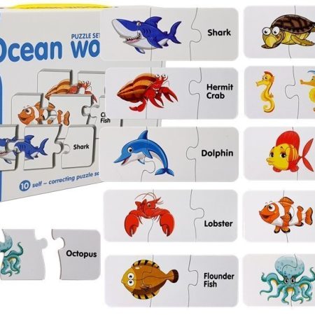 Oktatási puzzle tengeri világ